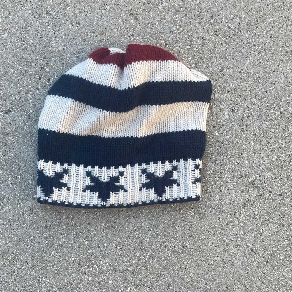 Striped Knit Beanie for Kids